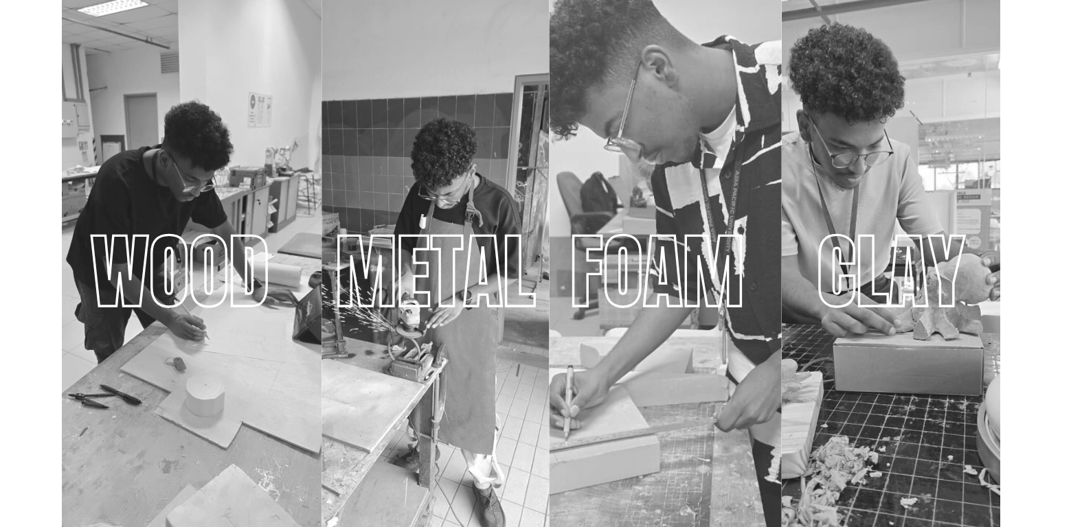 Wood Metal Foam Clay workshop