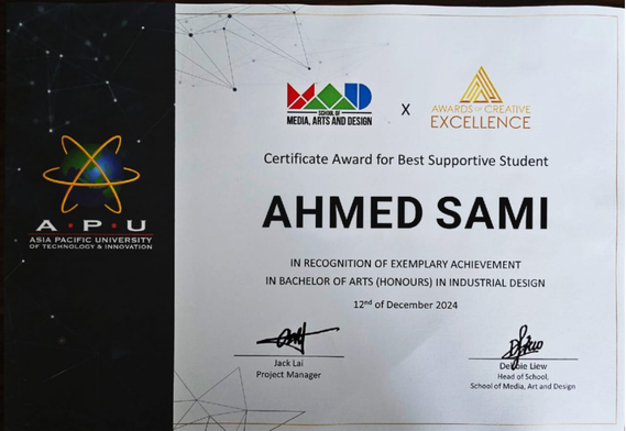 Best Supportive Student Award